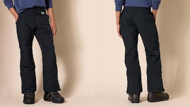 Este pantalón de esquí para hombre es aislante y resistente al agua
