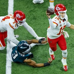 ¡Increíble! Patrick Mahomes lanza dos intercepciones en el Super Bowl LIX