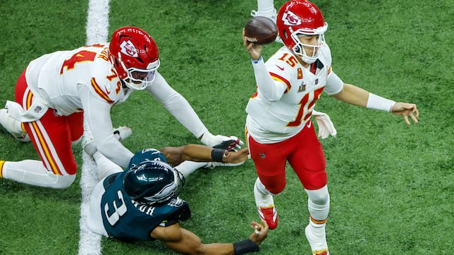 ¡Increíble! Patrick Mahomes lanza dos intercepciones en el Super Bowl LIX