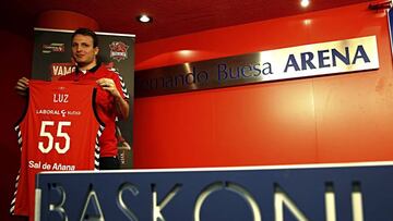 Rafa Luz en su presentación.