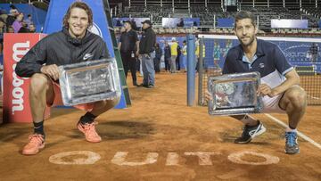 Jarry y Podlipnik se coronan campeones del ATP en Quito