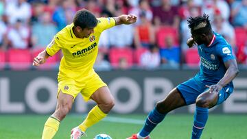 Gerard Moreno ante Sangaré.