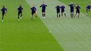 Gourcuff se entrena en el Bernabéu y será titular