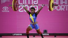 Ana Iris Segura gana medalla de plata en levantamiento de pesas en los Juegos Panamericanos Lima 2019.