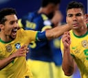 Casemiro, el gran héroe de Brasil en la remontada contra Colombia