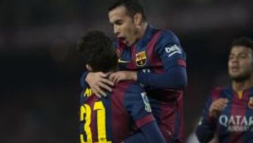 El Barça de los marginados golea sin piedad al Huesca