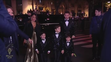 El gesto viral de Antonella a Mateo Messi