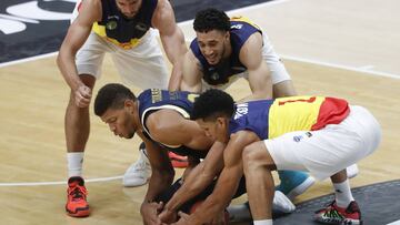 24/06/20 BALONCESTOV ENDESA ACB
FASE FINAL VALENCIA
CORONAVIRUS COVID-19
JORNADA 4
PARTIDO MORABANC ANDORRA - REAL MADRID
WALTER TAVARES
TYSON PEREZ
NACHO LLOVET
JEREMY SENGLIN