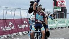 Contador dio espectáculo en la subida a Salcedillo