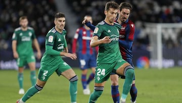 Imágen del encuentro de ayer ante el Levante