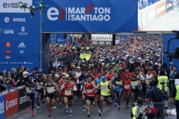 El Maratón de Santiago en imágenes