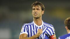 El jugador de la Real Sociedad, Xabi Prieto.