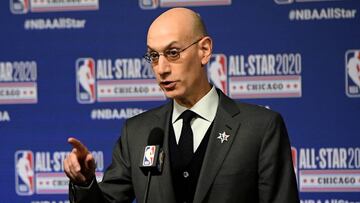 Adam Silver, durante una comparecencia