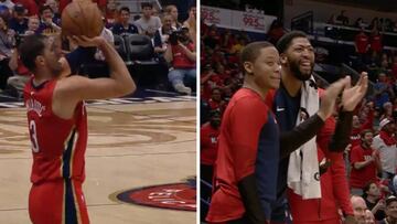 El jugadón de Mirotic que dejó con esta cara a Anthony Davis
