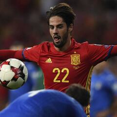 Isco, imperial: dos goles en dos remates y 56 pases buenos de 59