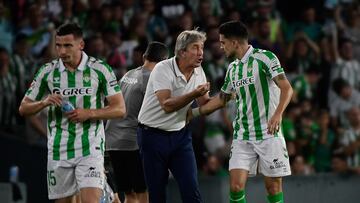 Bartra habla con Pellegrini.