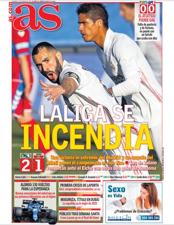 Las portadas de AS de marzo