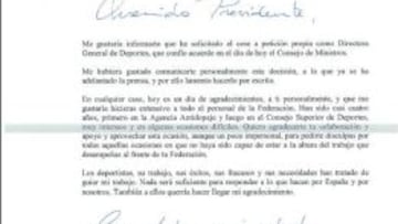 Ana Muñoz, a los presidentes: "El deportista guió mi trabajo"