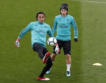 El Madrid entrena con todo esperando al Girona