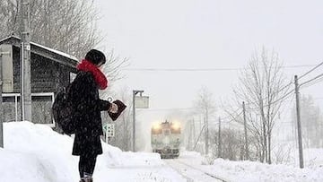La estación de tren que se mantuvo abierta durante tres años para una única pasajera: “Solo estaba el silbido de viento”