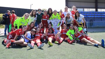 Jugadoras del Deportivo.