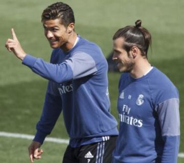 Cristiano y Bale.