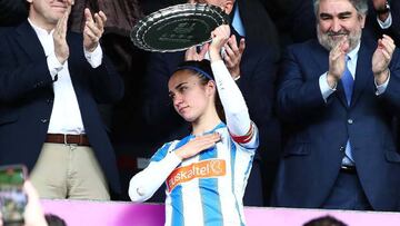 Nahikari García, jugadora de la Real Sociedad.