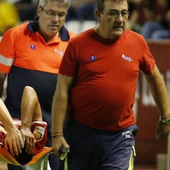 Papunashvili sufre un esguince en su tobillo izquierdo