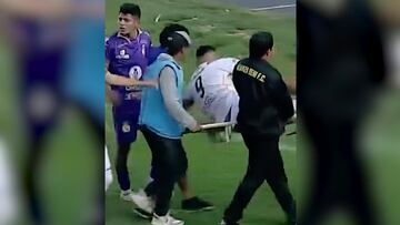 Penosa y reprochable conducta en el partido entre Real Potosí y Alianza Beni.