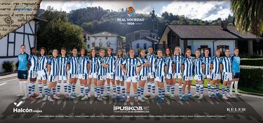 La Real Sociedad hace un guiño a los orígenes de Gipuzkoa en su póster oficial 2025-26