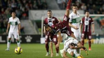 Deivid, en el partido ante el Elche.