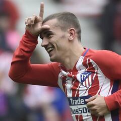 Griezmann superó sus mejores números en el Atlético de Madrid