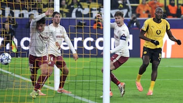 Serhou Guirassy marca el primer gol.