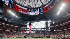 The Atlanta Falcons have shared this spectacular footage of their team’s mascot, Freddie Falcon, pulling off an eye-catching stunt ahead of Sunday’s NFL season opener against the Carolina Panthers.