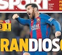 Euforia en la prensa de Barcelona por la remontada