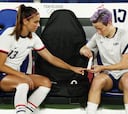 Megan Rapinoe y Alex Morgan muestran su apoyo a las jugadoras de la Selección de España