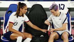 Megan Rapinoe y Alex Morgan muestran su apoyo a las jugadoras de la Selección de España