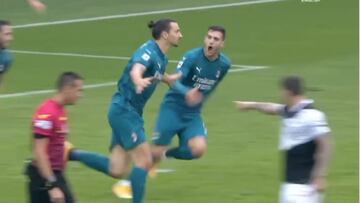 Locura total en Italia: Ibrahimovic de chilena para ganar el partido