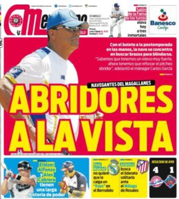 Portadas de la prensa mundial