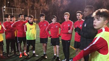 Luis Amaranto Perea con el Atlético de Madrid, Cadete C