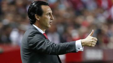 Emery, durante un partido.