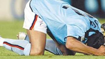 <B>TRISTE ADIÓS</B>. El Celta perdió ayer contra el Mallorca y certificó su desastre y el descenso a Segunda División.