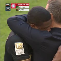 El entrañable adiós de Alaba del Bayern: Flick, Lewandowski...