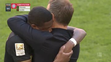 El entra?able adi¨®s de Alaba del Bayern: Flick, Lewandowski...