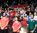 Así se escuchó el himno de Chile antes del inicio de la serie