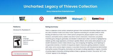 Uncharted 4 y El Legado Perdido no incluirán multijugador en PC y PS5, según ESRB