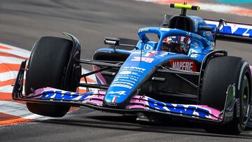 Esteban Ocon (Alpine A522). Miami. F1 2022.