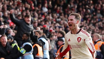 A late goal from Alexis Mac Allister saw Liverpool escape the City Ground with all three points.