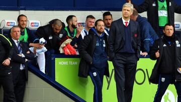 Arsenal&#039;s Manager Arsene Wenger during the English Premier League soccer match between West Bromwich Albion and Arsenal