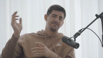 Courtois desvela su 'afición' secreta durante los partidos